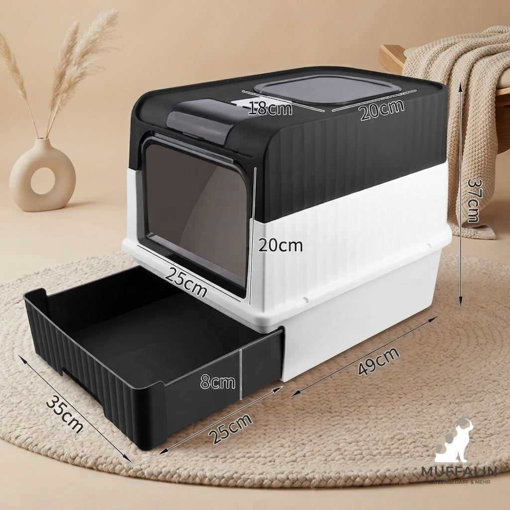 Muffalin – Die exklusive Design-Katzentoilette mit automatischer UV-Hygiene